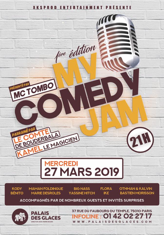 My Comedy Jam — Palais des Glaces 2019