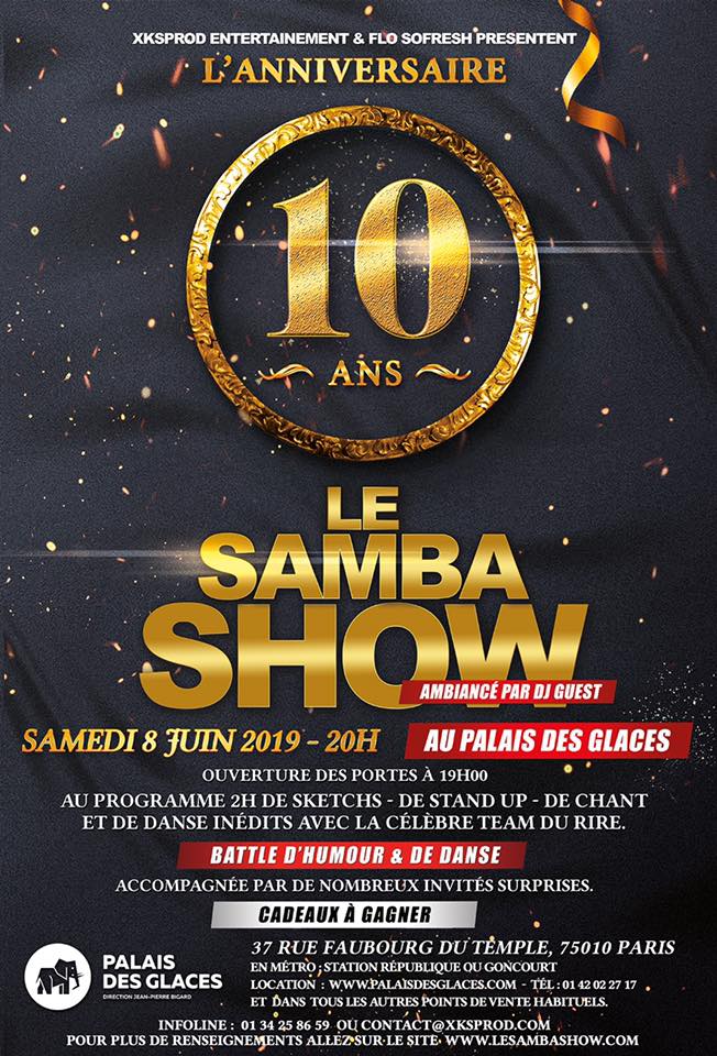 SambaShow 10 ans — Palais des Glaces 2019